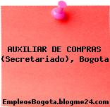 AUXILIAR DE COMPRAS (Secretariado), Bogota