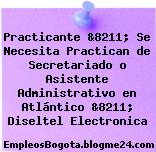 Practicante &8211; Se Necesita Practican de Secretariado o Asistente Administrativo en Atlántico &8211; Diseltel Electronica