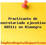Practicante de secretariado ejecutivo &8211; en Rionegro