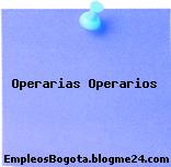 Operarias Operarios