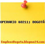 OPERARIO &8211; BOGOTÁ
