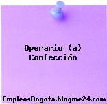 Operario (a) Confección