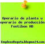 Operario de planta u operario de producción Fontibon HB