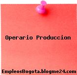 Operario Produccion