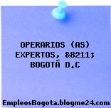 OPERARIOS (AS) EXPERTOS, &8211; BOGOTÁ D.C