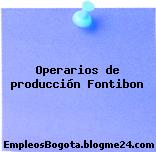 Operarios de producción Fontibon