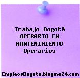 Trabajo Bogotá OPERARIO EN MANTENIMIENTO Operarios