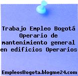 Trabajo Empleo Bogotá Operario de mantenimiento general en edificios Operarios