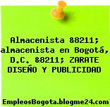 Almacenista &8211; almacenista en Bogotá, D.C. &8211; ZARATE DISEÑO Y PUBLICIDAD