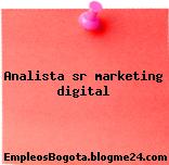 Analista sr marketing digital