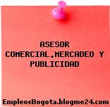 ASESOR COMERCIAL.MERCADEO Y PUBLICIDAD