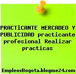 PRACTlCANTE MERCADEO Y PUBLICIDAD practicante profesional Realizar practicas