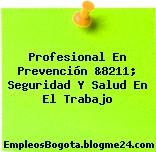 Profesional En Prevención &8211; Seguridad Y Salud En El Trabajo