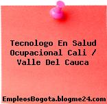 Tecnologo En Salud Ocupacional Cali / Valle Del Cauca