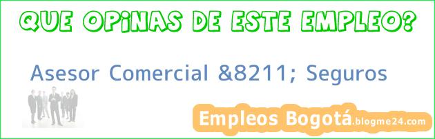 Asesor Comercial &8211; Seguros