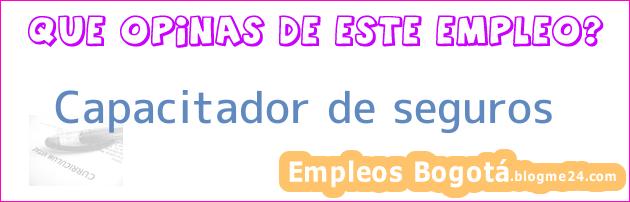 Capacitador de seguros