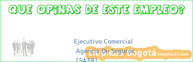 Ejecutivo Comercial Agencia De Seguros (S438)