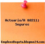 Actuario/A &8211; Seguros