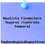 Analista Financiero Seguros /contrato Temporal