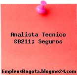Analista Tecnico &8211; Seguros