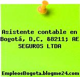 Asistente contable en Bogotá, D.C. &8211; AE SEGUROS LTDA