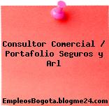 Consultor Comercial / Portafolio Seguros y Arl