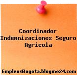 Coordinador Indemnizaciones Seguro Agricola