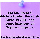 Empleo Bogotá Administrador Bases de Datos PL/SQL con conocimientos en Seguros Seguros