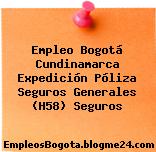 Empleo Bogotá Cundinamarca Expedición Póliza Seguros Generales (H58) Seguros