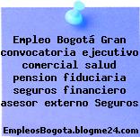 Empleo Bogotá Gran convocatoria ejecutivo comercial salud pension fiduciaria seguros financiero asesor externo Seguros