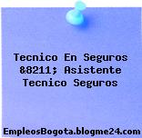 Tecnico En Seguros &8211; Asistente Tecnico Seguros