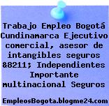 Trabajo Empleo Bogotá Cundinamarca Ejecutivo comercial, asesor de intangibles seguros &8211; Independientes Importante multinacional Seguros