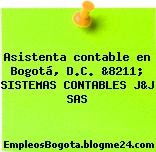 Asistenta contable en Bogotá, D.C. &8211; SISTEMAS CONTABLES J&J SAS