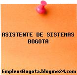 ASISTENTE DE SISTEMAS BOGOTA