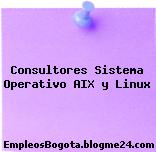 Consultores Sistema Operativo AIX y Linux