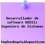 Desarrollador de software &8211; Ingeniero de Sistemas