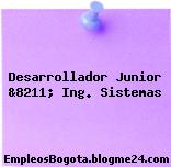 Desarrollador Junior &8211; Ing. Sistemas
