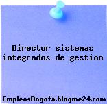 Director sistemas integrados de gestion