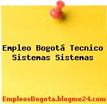 Empleo Bogotá Tecnico Sistemas Sistemas