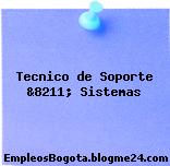 Tecnico de Soporte &8211; Sistemas