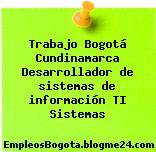 Trabajo Bogotá Cundinamarca Desarrollador de sistemas de información TI Sistemas