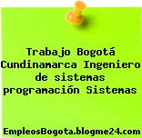 Trabajo Bogotá Cundinamarca Ingeniero de sistemas programación Sistemas