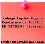 Trabajo Empleo Bogotá Cundinamarca Técnico en sistemas Sistemas