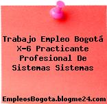 Trabajo Empleo Bogotá X-6 Practicante Profesional De Sistemas Sistemas