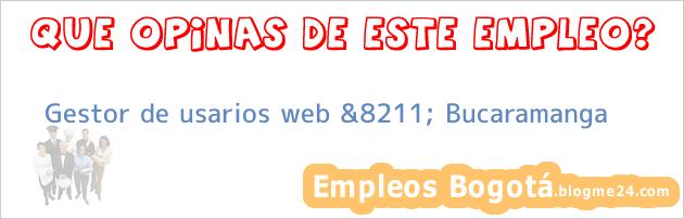 Gestor de usarios web &8211; Bucaramanga