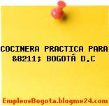 COCINERA PRACTICA PARA &8211; BOGOTÁ D.C