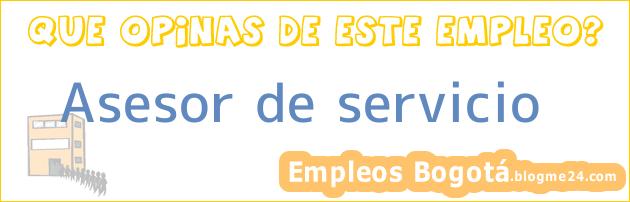 Asesor de servicio