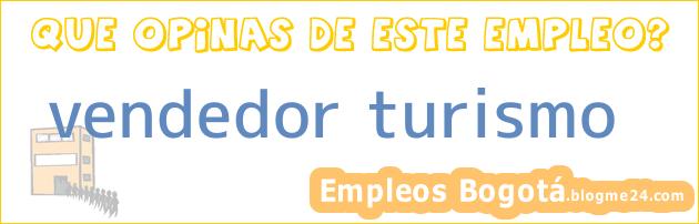 vendedor turismo
