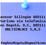 asesor bilingüe &8211; turismo via telefonica en Bogotá, D.C. &8211; MULTIENLACE S.A.S