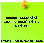 Asesor comercial &8211; Hoteleria y turismo